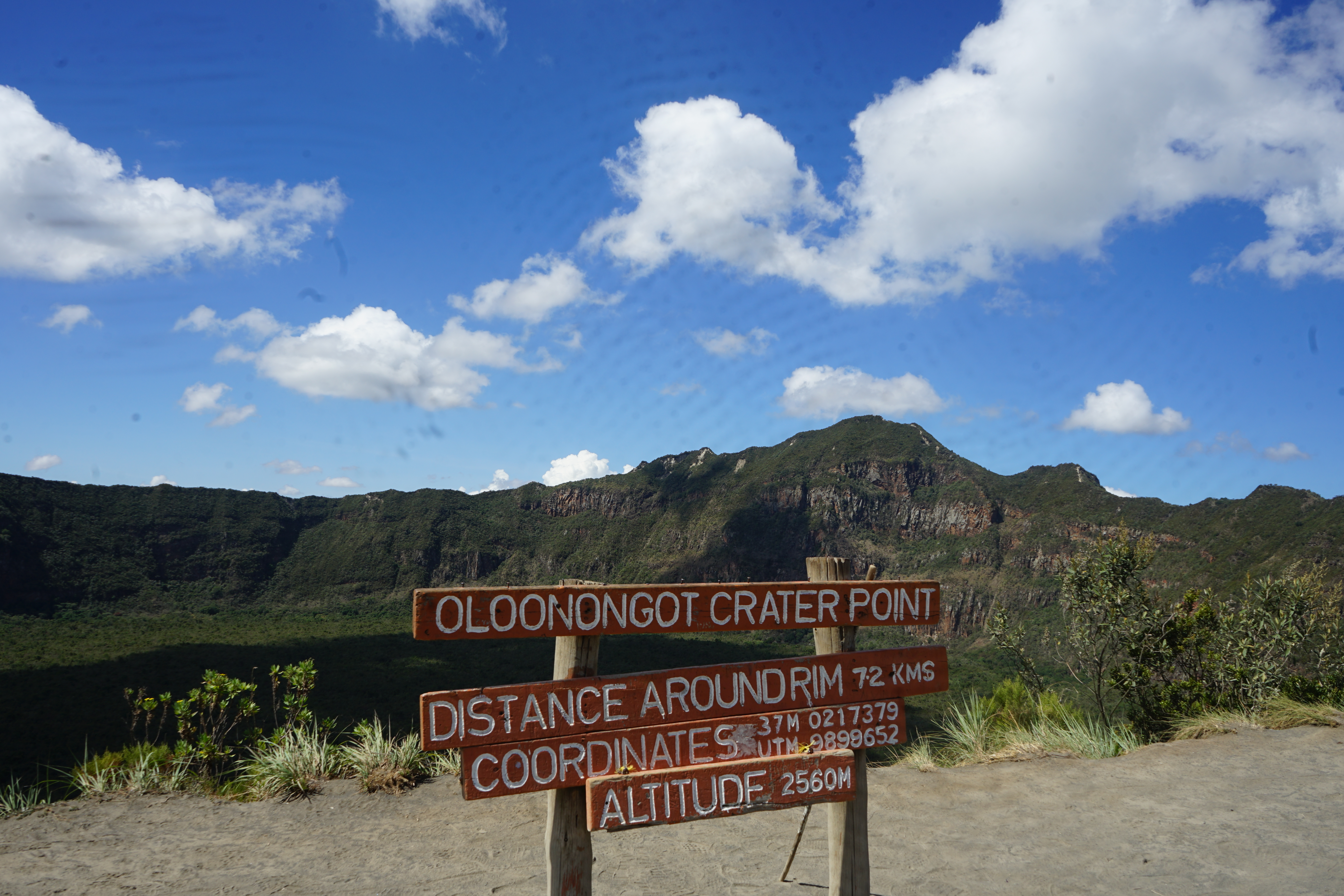 Hiking the Longonot Crater
